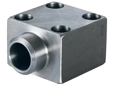 CETOP 90° butt weld flange