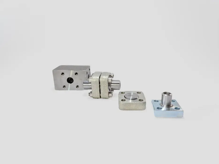 CETOP 90° butt weld flange