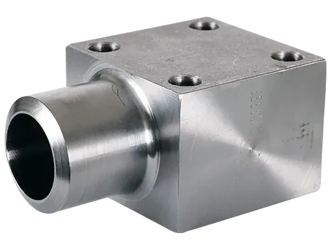 90° butt weld centering flange – ISO 6164
